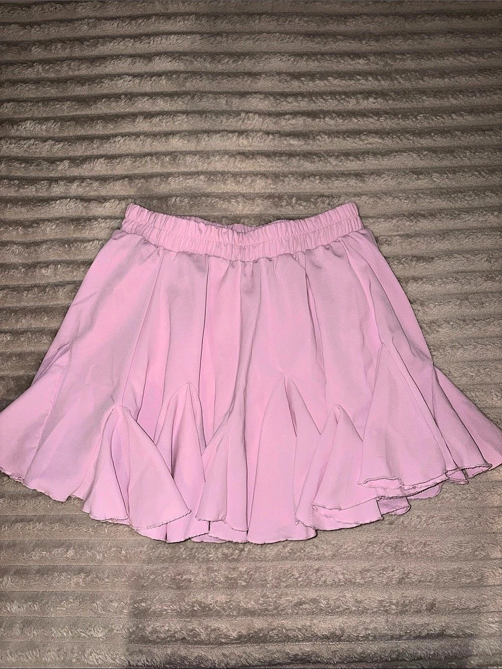 Pink flowy skirt